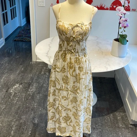 chinese dress ladies Francesca linen dress – AANDAHLS main image 1